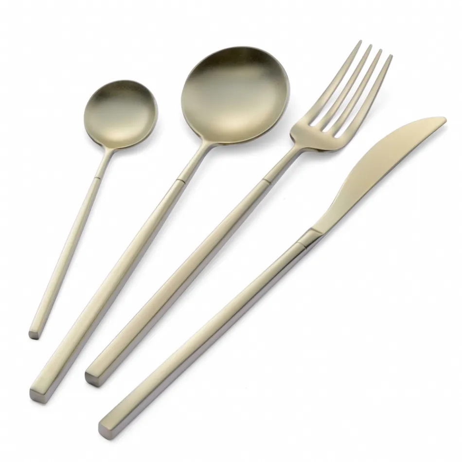 24 takëm në çelik të lëmuar të falsifikuar me përfundime të ndryshme Prodhuar në Itali - Osaka Viadurini