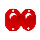 3 Varëse muri në dizajn dyfishtë italian me plexiglas me ngjyra - Kapëse Viadurini