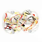 3 Varëse muri në dizajn dyfishtë italian me plexiglas me ngjyra - Kapëse Viadurini