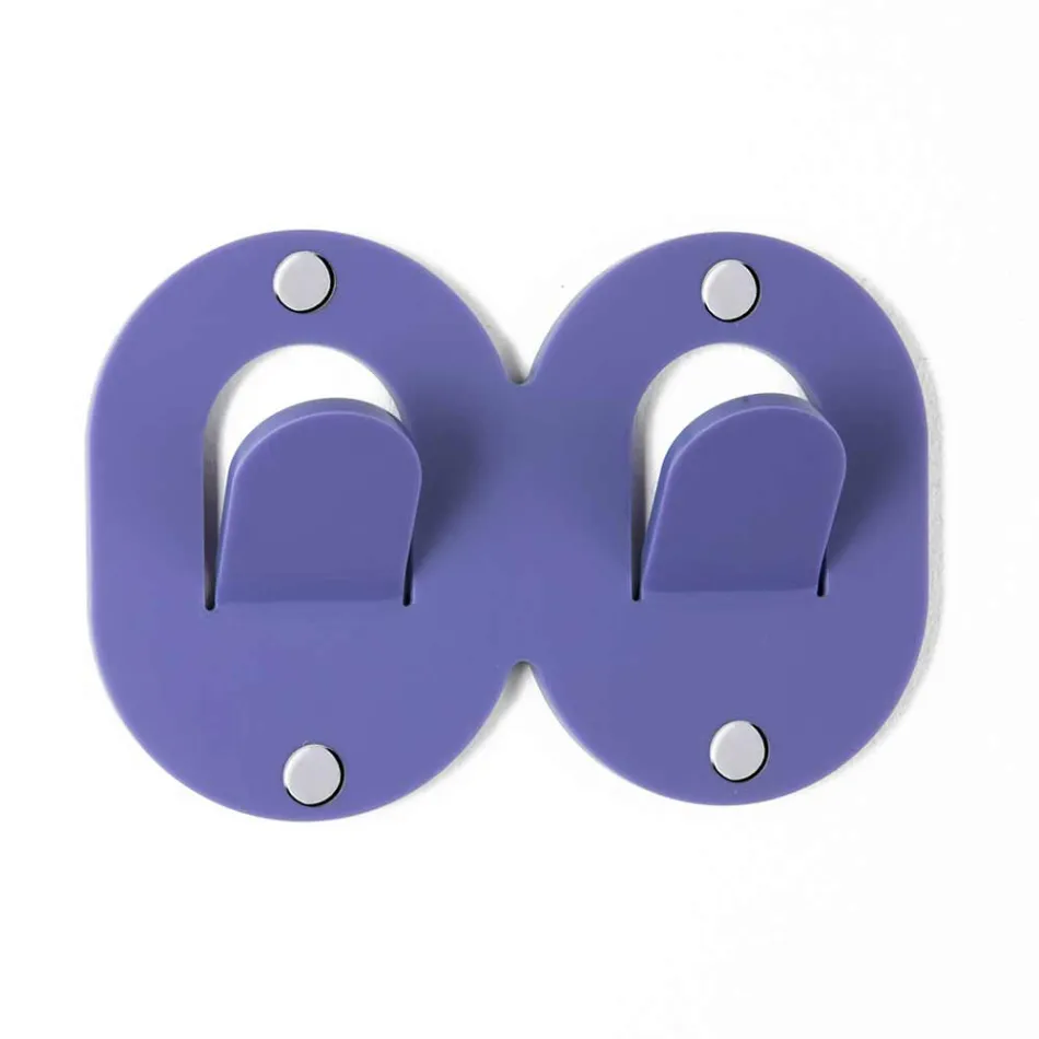 3 Varëse muri në dizajn dyfishtë italian me plexiglas me ngjyra - Kapëse Viadurini