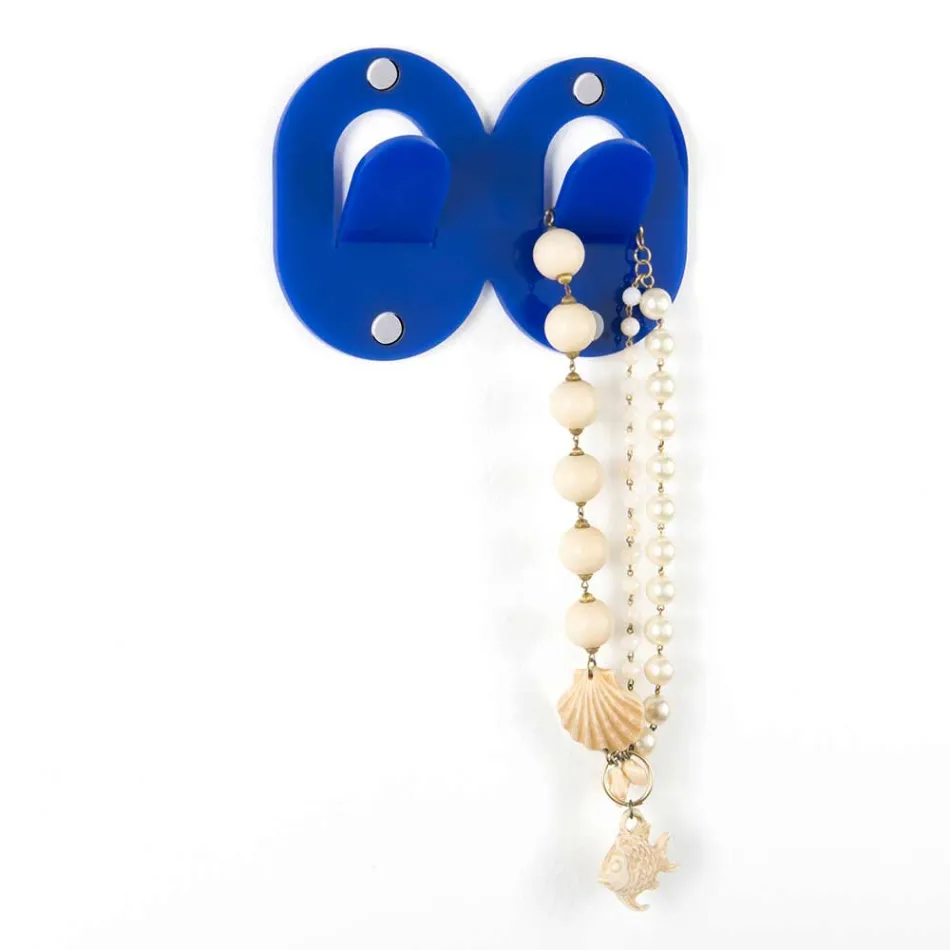 3 Varëse muri në dizajn dyfishtë italian me plexiglas me ngjyra - Kapëse Viadurini