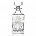 4 shishe uiski me dizajn katror Eco Crystal Cap - Daniele