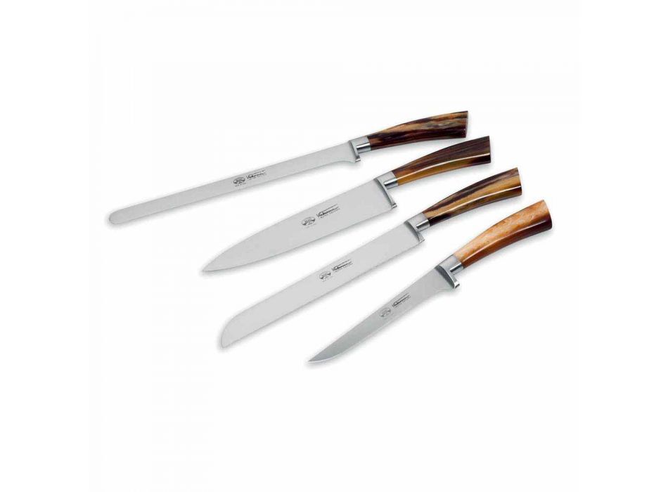 4 thika kuzhine me dorezë të plotë Berti ekskluzivisht për Viadurini - Caravaggio Viadurini