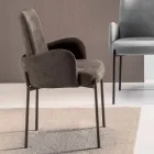 4 Kolltuqe me Material të Ngjyrosur dhe Kornizë Metalike të Lyer - Lamberta Viadurini