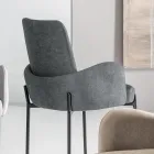 4 Kolltuqe me Material të Ngjyrosur dhe Kornizë Metalike të Lyer - Lamberta Viadurini