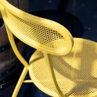 4 Karrige Kopshti Metal në Ngjyra të ndryshme Prodhuar në Itali - Gardh Viadurini