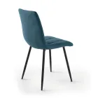 4 Karrige për Dhomë Ndenjeje me Ndenjëse prej Pëlhure në Ngjyra të Ndryshme - Aktuale Viadurini