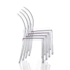 4 Karrige të stivueshme të jashtme dhe të brendshme në polikarbonat - kali Viadurini