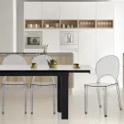 4 Karrige të stivueshme të jashtme dhe të brendshme në polikarbonat - kali Viadurini