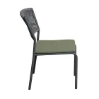 4 Karrige Kopshti prej Alumini dhe Litari që Mund të Vendosen Njëra mbi tjetrën - Lunaris Viadurini