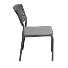 4 Karrige Kopshti prej Alumini dhe Litari që Mund të Vendosen Njëra mbi tjetrën - Lunaris Viadurini