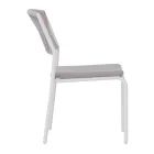 4 Karrige Kopshti prej Alumini dhe Litari që Mund të Vendosen Njëra mbi tjetrën - Lunaris Viadurini