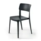 4 Karrige Polipropileni për Dhomë Ndenje që Mund të Vendosen Njëra Nyje në Ngjyra të Ndryshme - Slancio Viadurini