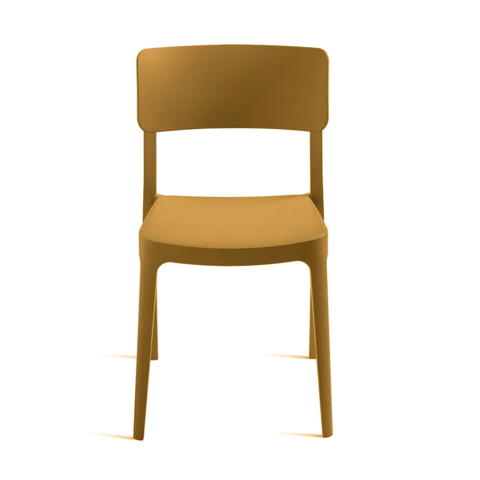 4 Karrige Polipropileni për Dhomë Ndenje që Mund të Vendosen Njëra Nyje në Ngjyra të Ndryshme - Slancio Viadurini