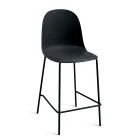 4 Karrige për Dhomë Ndenjeje prej Polipropileni dhe Kornize Metalike - Dinamo Viadurini