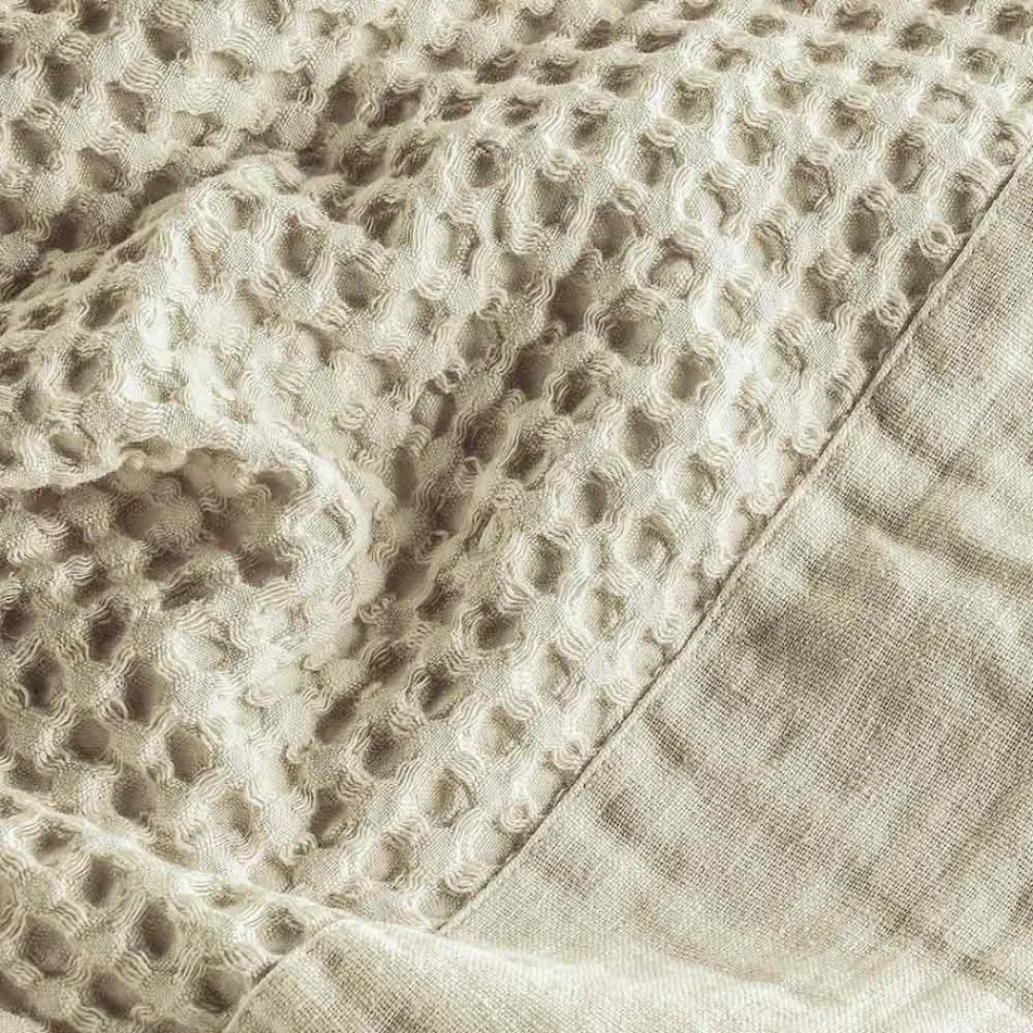 Rroba banjo pambuku me kapuç me huall mjalti me fuçi prej liri - pelush Viadurini