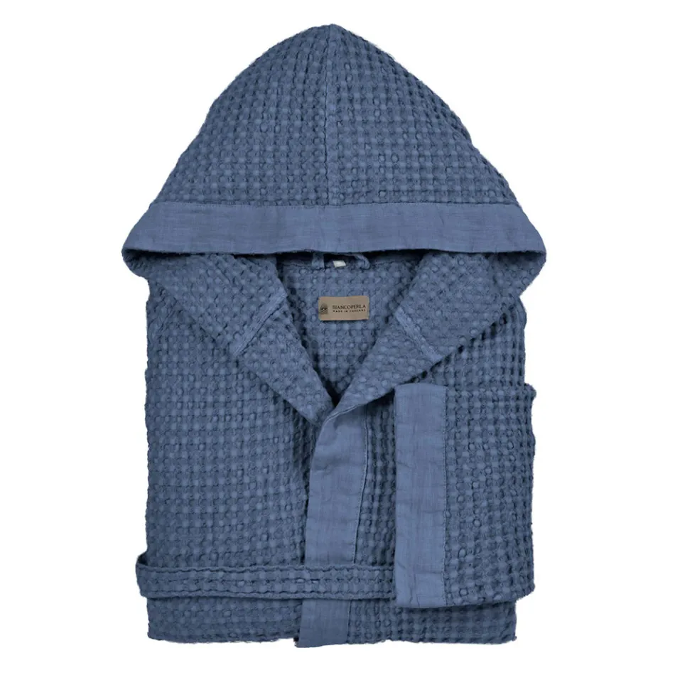 Rroba banjo pambuku me kapuç me huall mjalti me fuçi prej liri - pelush Viadurini