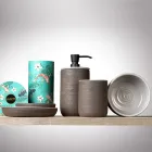 Aksesorë banjosh të prodhuara në argjilë gri Prodhuar në Itali - Antonella Viadurini