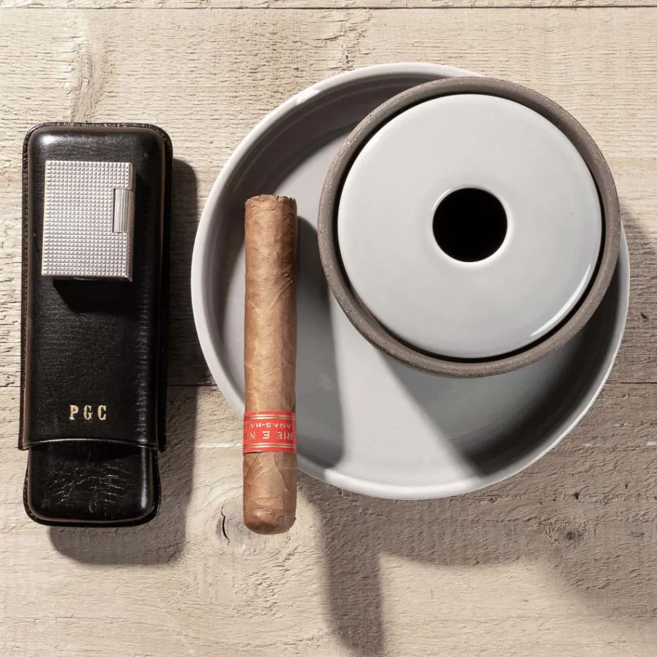 Aksesorë banjosh të prodhuara në argjilë gri Prodhuar në Itali - Antonella Viadurini