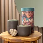 Aksesorë banjoje jeshile në balte zjarrduruese Prodhuar në Itali - Antonella Viadurini