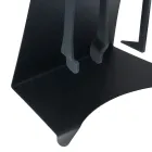 Aksesorët e Zjarrit në Çelik të Pikturuar Prodhuar në Itali 3 Copë - Virgil Viadurini