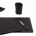 Aksesorë 5 Tavolinë prej lëkure të Rigjeneruar në pjesë të bëra në Itali - Ascanio Viadurini