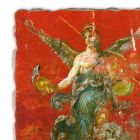 afresk i madh romak "Cikli i Muses" i bërë në Itali Viadurini