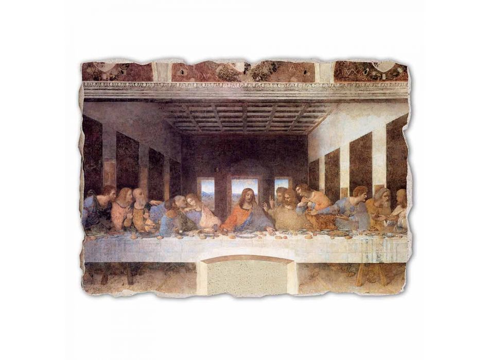 "Darka e Fundit" e punuar me dorë të afreskut të madh Leonardo da Vinci Viadurini