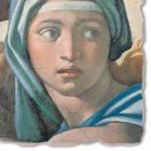 afresk i madh i bërë në Itali Michelangelo "Delphic Sibyl" Viadurini