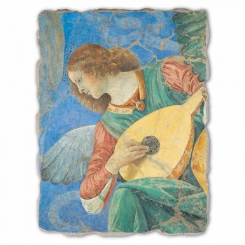 afresk i shkëlqyeshëm i Melozzo da Forlì "Angel Musician"