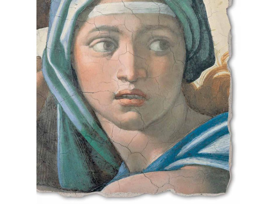Riprodhimi i afreskut Michelangelo "Delphic Sibyl" Viadurini