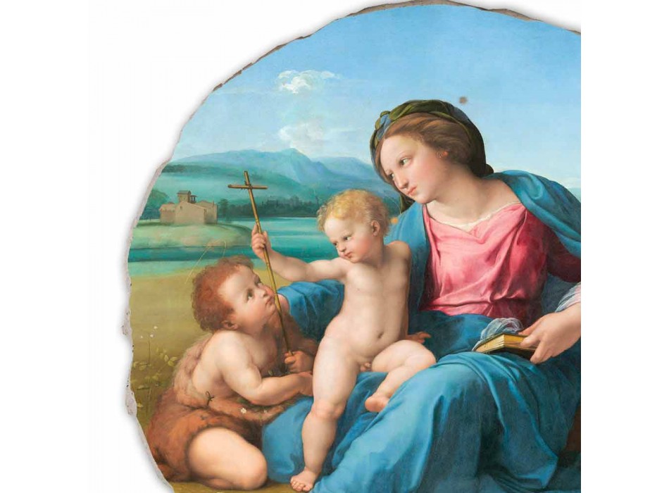 Riprodhimi i Freskos Raffaello Sanzio "Alba Madonna", 1510