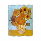 Riprodhimi i Freskos "Vazo luledielli" të Vincent Van Gogh Viadurini