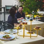 Standmbëlsirat e Dizajnit qëndrojnë në Çelik të Pikturuar Prodhuar në Itali - Pennellope Viadurini