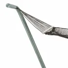 Projektimi hamak në çelik dhe kopsht i zi Prodhuar në Itali - Cumberland Viadurini