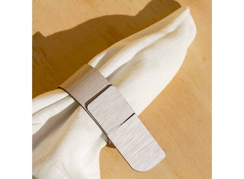 Unaza me peceta prej pëlhure me dizajn modern të bërë në Itali - Stan