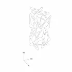 Raft pallto muri dizajn BlaBla Verticale nga Mabele Viadurini