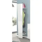 Dizajni Raft Hyrja me dru të bardhë, rrasa ose beton - Fjona Viadurini