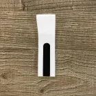 Mbështetëse Corian Wall Coat Rack me Futje të Bardhë ose të Zezë, 3 Copë - Appiccio Viadurini