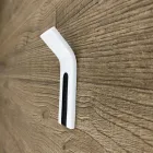 Mbështetëse Corian Wall Coat Rack me Futje të Bardhë ose të Zezë, 3 Copë - Appiccio Viadurini