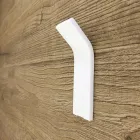 Mbështetëse Corian Wall Coat Rack me Futje të Bardhë ose të Zezë, 3 Copë - Appiccio Viadurini