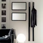 Varëse rrobash muri në MDF të llakuar me grep të dyfishtë prodhuar në Itali - Mërkur Viadurini