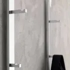 Varëse rrobash metali me 2 grepa dhe dritë LED prodhuar në Itali - Osmio Viadurini