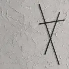 Mbështjellëse muri në metal të pikturuar me 5 kunja të prodhuara në Itali - Olmium Viadurini