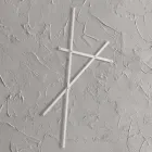 Mbështjellëse muri në metal të pikturuar me 5 kunja të prodhuara në Itali - Olmium Viadurini