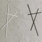 Mbështjellëse muri në metal të pikturuar me 5 kunja të prodhuara në Itali - Olmium Viadurini