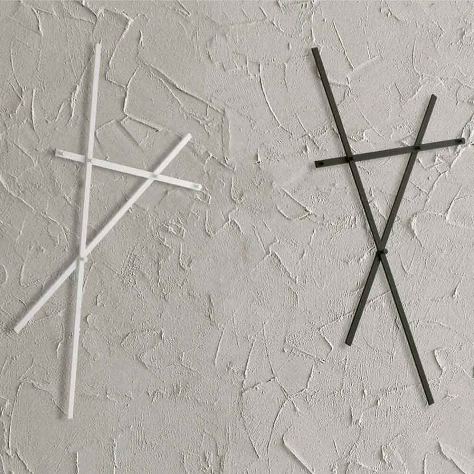 Mbështjellëse muri në metal të pikturuar me 5 kunja të prodhuara në Itali - Olmium Viadurini