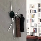 Mbështjellëse muri në metal të pikturuar me 5 kunja të prodhuara në Itali - Olmium Viadurini