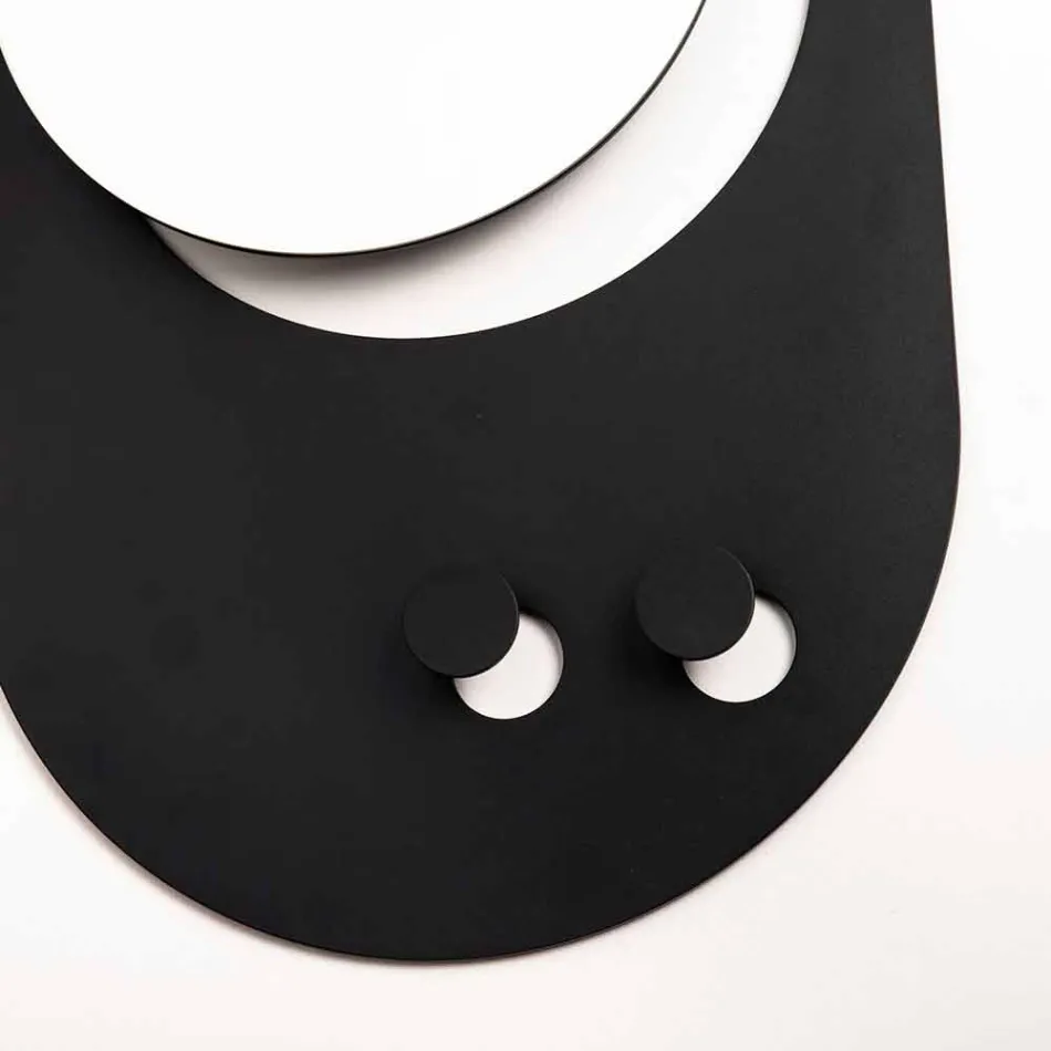 Mbështjellëse Moderne e Veshjeve të Murit në Çelik me Pasqyrë Prodhuar në Itali - Pilippo Viadurini