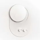 Mbështjellëse Moderne e Veshjeve të Murit në Çelik me Pasqyrë Prodhuar në Itali - Pilippo Viadurini